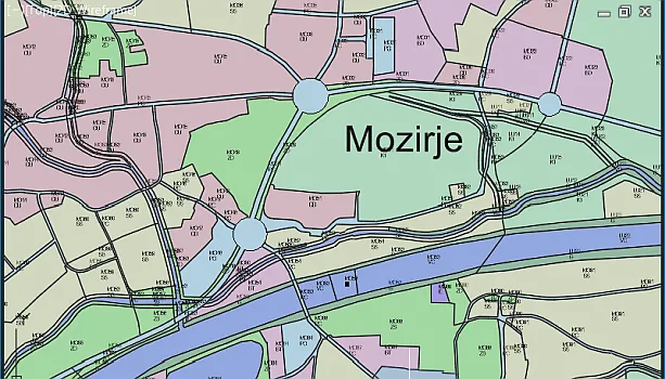 Območja prostorskih aktov in novi podatki o namenski rabi prostora